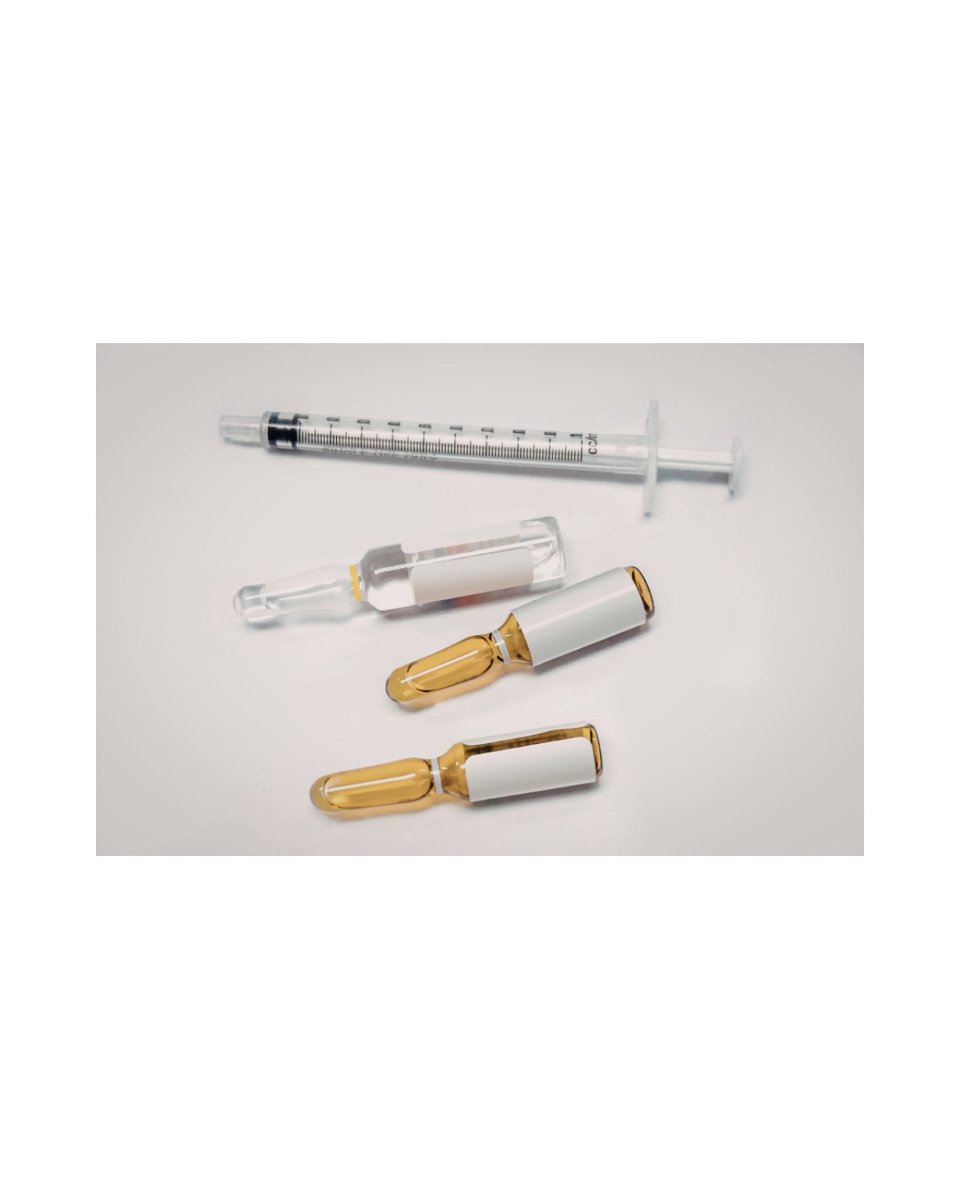 Skin booster ampoules and syringe